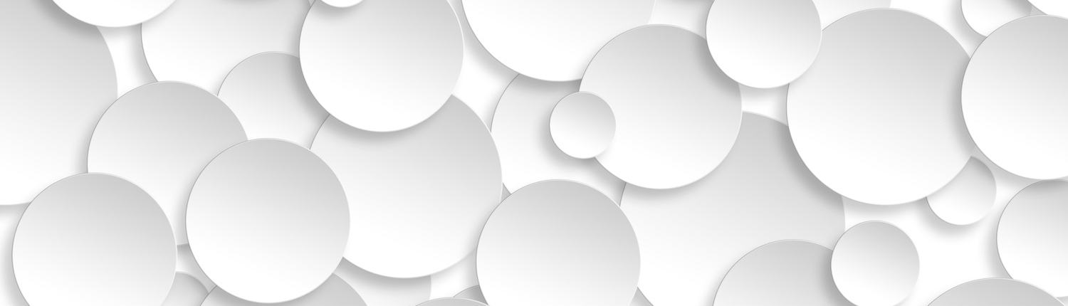 Abstract paper circle design silver background texture.